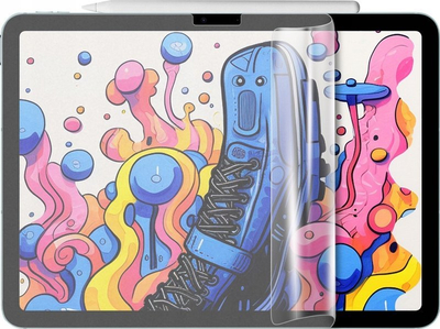 Заштита за екран JCPal PaperTech за iPad Air 13" M2 M3, текстура на хартија, мат, проѕирна