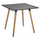 Tavolinë kuzhine MINIMAL, MDF, 80×80×74 cm (HM0057.02), zezë