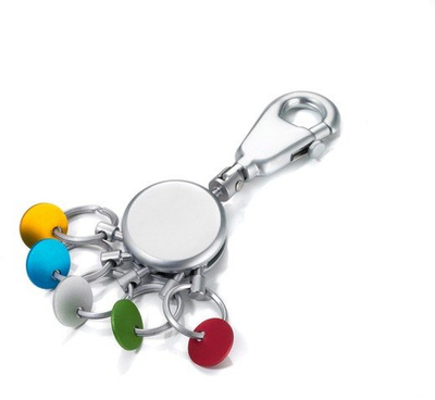 Varëse çelsash Troika KYR61/MC, 10 cm, argjend mat