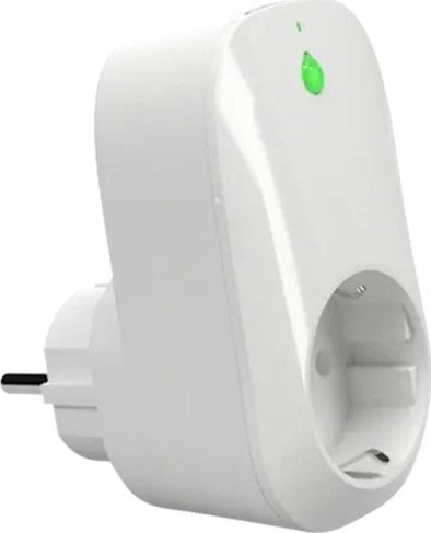 Prizë e mençme Shelly Plug, Wi‑Fi, 3500 W, e bardhë
