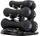 Set hantellash Zipro Neoprene, 12 kg, me qëndrim, ngjyrë e zezë