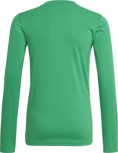 Bluzë sportive fëmijësh adidas Team Base Tee Jr GN7515, mëngë të gjata, AeroReady, e gjelbër