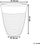 Vazo lulesh KATALIMA SL6231B, 50 cm, plastike, gri