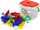 Set i lodrave Wader Building Blocks in A Bucket 41234, 52 elemente
