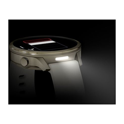 Ora inteligjente Garmin Venu 4, GPS, 12 ditë bateri, bezhë