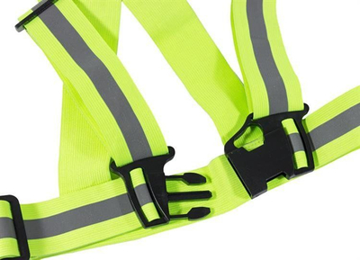 Jeletë reflektuese Sports Equipment AG590, universale, për motor dhe biçikletë, jeshile