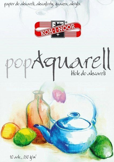 Bllok akuareli Koh-i-Noor Pop Aquarell, A2, 250g, i bardhë