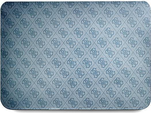 Mbështjellëse laptopi Guess GUCS16P4TB, 16", lëkurë Saffiano, blu 3