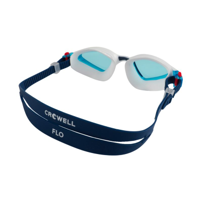 Syze noti Crowell GS20 Flo, lente transparente, të bardha e blu