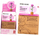 Set kreativ Mega Creative Wooden 3D Puzzle Rose, 121 copë, mbi 8 vjeç, rozë