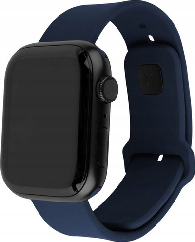 Rrip për orë inteligjente FIXED Silicone Sport Band, për Apple Watch 42–49mm, silikon, blu