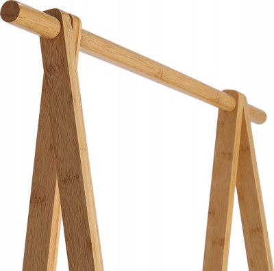 Varëse rrobash në këmbë Zeller, bambu, 159 cm, kafe