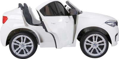 Makinë elektrike për fëmijë BMW X6M XXL, 2 vende, telekomandë prindi, e bardhë