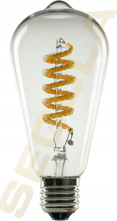 Llambë LED SEGULA ST64 Curved Ambient, E27, 7W, xham i tejdukshëm