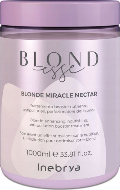 Maskë hidratuese për flokë Inebrya Blond, 1000 ml