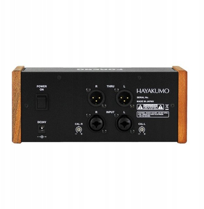 Matës VU stereo Hayakumo FORENO, për studio, me dritë LED, kafe