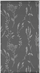 Roletë dritareje Homemaison Floral, 60 x 180 cm, poliester, gri me motive florale