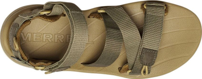 Sandale burrash Merrell Speed Fusion Sport Rmx J007085, taban gome, mbyllje me shula ngjitëse, kafe