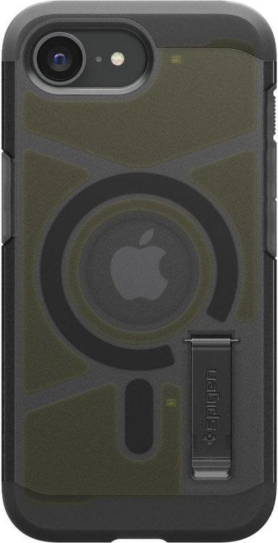 Mbulesë telefoni Spigen Tough Armor Mag për iPhone 16E, MagSafe, që s’çahet kollaj nga goditjet, e zezë