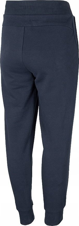 Pantallona treningu për goca 4F, joggers, pambuk, navy blue, XXL