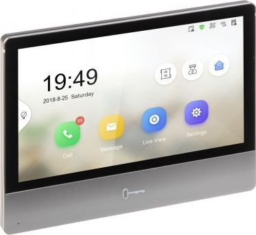 Monitor videointerfoni Hikvision DS-KH8350-WTE1, WiFi, PoE, i bardhë