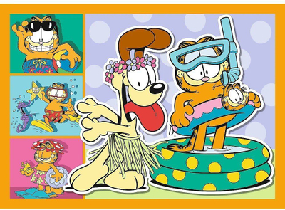 Puzzle Ravensburger Garfield Loves Lasagna, set me 4 puzzle, shumëngjyrëshe