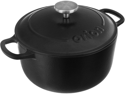 Tengerja gize me enamel, 5.2L, për zierje dhe pjekje, e kuqe