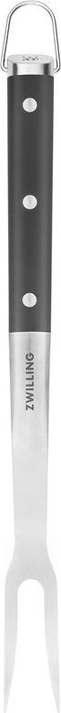 Pirun mishi Zwilling BBQ Plus për skarë, çelik inox, ngjyrë argjendtë