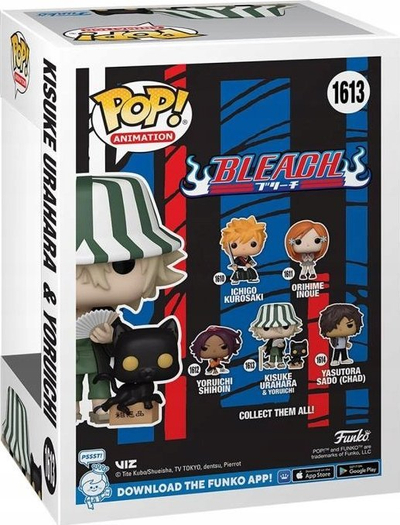 Figurë koleksionare Funko POP Bleach Kisuke Urahara &amp; Yoruichi, vinyl, 9cm, shumëngjyrëshe