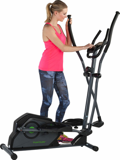 Orbitrek Tunturi Cardio Fit C30, rezistencë magnetike, sensor puls, gri