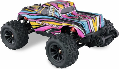 Makine garash me telekomande Amewi HyperGo Monster Truck, shkalla 1:16, bateri Li-Po 1050mAh, shume ngjyra