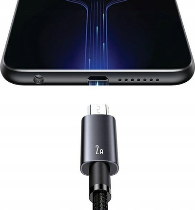 Kabllo USB në Micro USB Usams SJ668USB, 1.2m, 2A, ngjyrë argjendtë