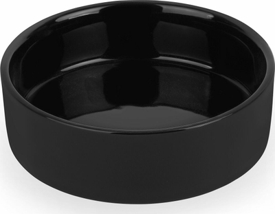 Enë sheqeri KönigHOFFER, porcelan 350ml, kapak bambuje, e zezë