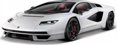 Maketi metalik Bburago Lamborghini Countach LPI 800-4, shkalla 1:24, dyer që hapen, i bardhë