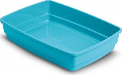 Tabaka tualeti për mace Barry King HANDY, 42x33x11 cm, blu e çelët