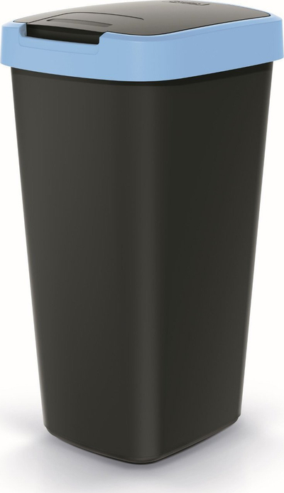Kosh plehrash Prosperplast COMPACTA Q, 25L, plastikë, blu e çelët