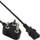 Kabllo rryme InLine 16652L, Type M ne IEC, 10A, 1.8m, e zeze