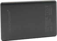 Powerbank RealPower PB-5000 MAG Ultra Slim, 5000mAh, MagSafe, titan
