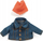 Rroba për kukulla Pomea Denim Jacket and Scarf, set me xhaketë xhinsi dhe shall, për kuklla Baby dhe Lovely Pomea, shumëngjyrëshe