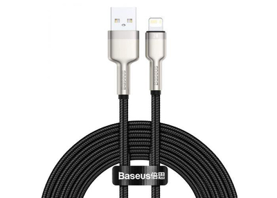 Kabllo USB në Lightning Baseus CALJK-B01, 2.4A, 2m, e zezë