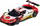 Makina garash Carrera Ferrari 296 GT3 Frikadelli Racing No.1, shkalla 1:24, me drita funksionale, e kuqe e bardhë