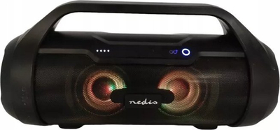 Altoparlant portativ Nedis Party Boombox, Bluetooth, 80W, IPX5, i zi