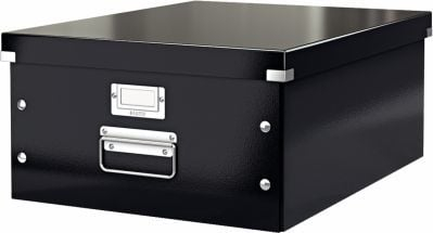 Kuti arkivimi Leitz Click &amp; Store Universal e madhe, format A3, e zezë