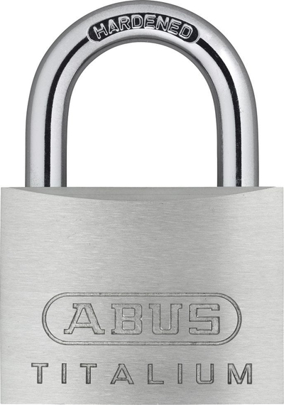 Kатанец Abus 54TI Titalium, 50mm, челик i fortë, сребрен