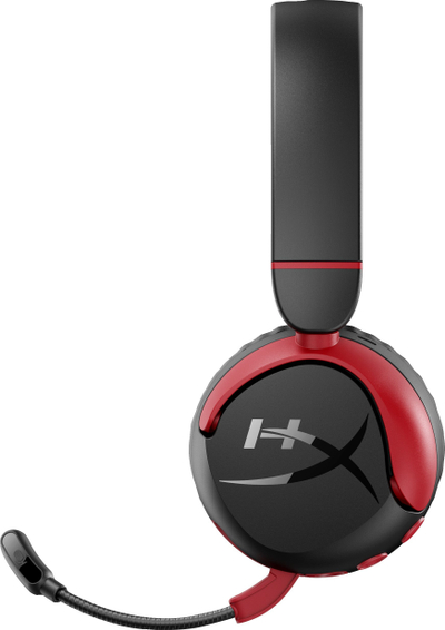 Kufje gaming pa tela HyperX Cloud Mini, Bluetooth, me mikrofon, kuqe e zezë