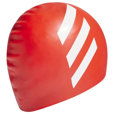 Kapelë noti adidas 3 Stripes Silicone Jr HE5081, silikon, për fëmijë, portokalli