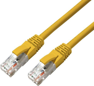 Kabllo interneti MicroConnect CAT6A UTP, 3m, LSZH, i verdhë
