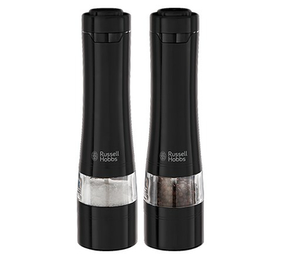 Set mullinj elektrikë Russell Hobbs 28010-56, mekanizëm keramik, ndriçim LED, të zinj