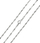 Zinxhir Brilio Silver 471 077 00043, 42 cm, woman