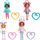 Kukull Polly Pocket Mattel Friends With Hoodie, me kapëse zemre, për kalamaj 3+, shumëngjyrëshe